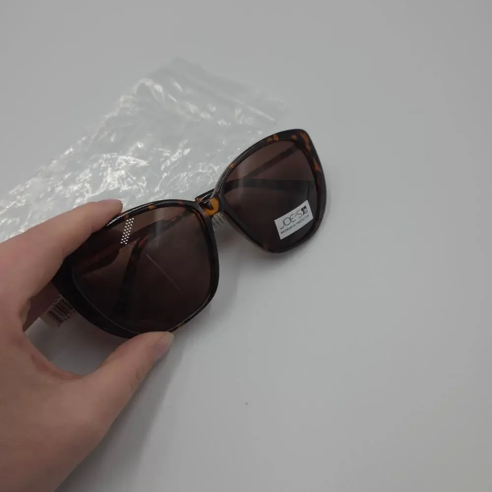 Joe's Jeans Brown Tortoise Uv Protection Sunglasses 6023